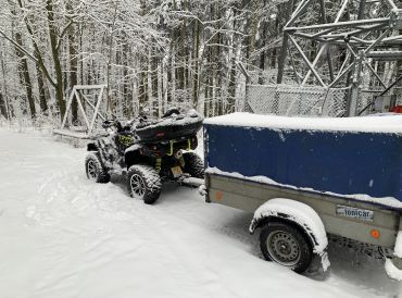Doprava a práce s čtyřkolkou